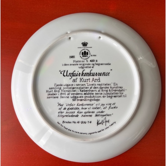 Vintage RARE Bing & Grondahl Collector Plates by KURT ARD!!! - Picture 13 of 13